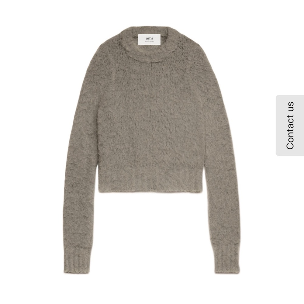 Ami Charcoal Knit Pullover